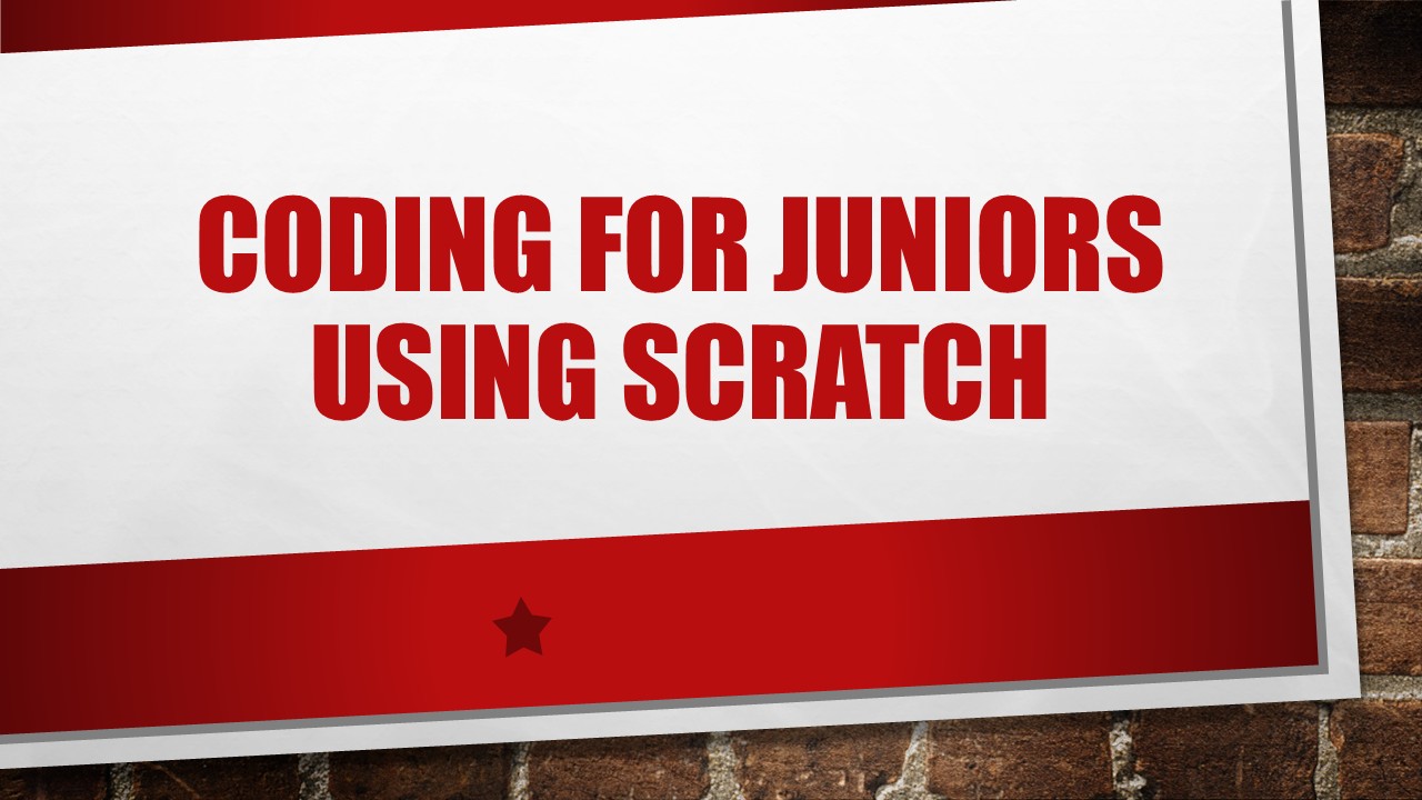 Coding for Juniors using Scratch Banner